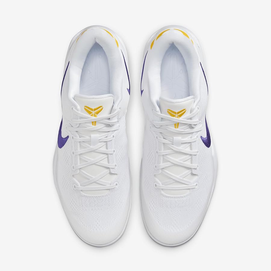 Kobe VIII Protro Basketball Shoes (HF9550-100, White/University